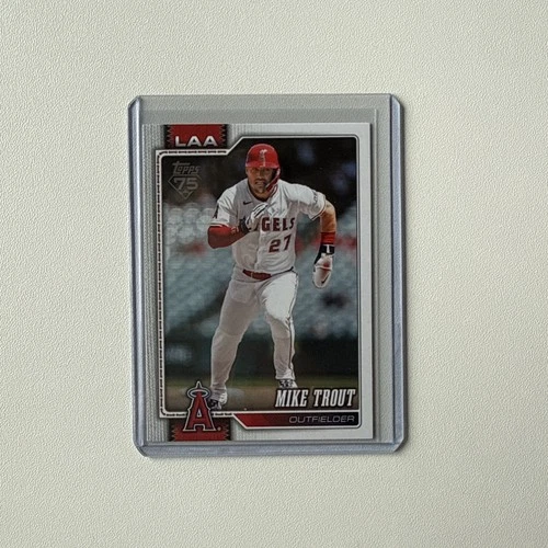 MIKE TROUT - 2026 Topps Series 1 Super Box Image Variation Companion Card #350