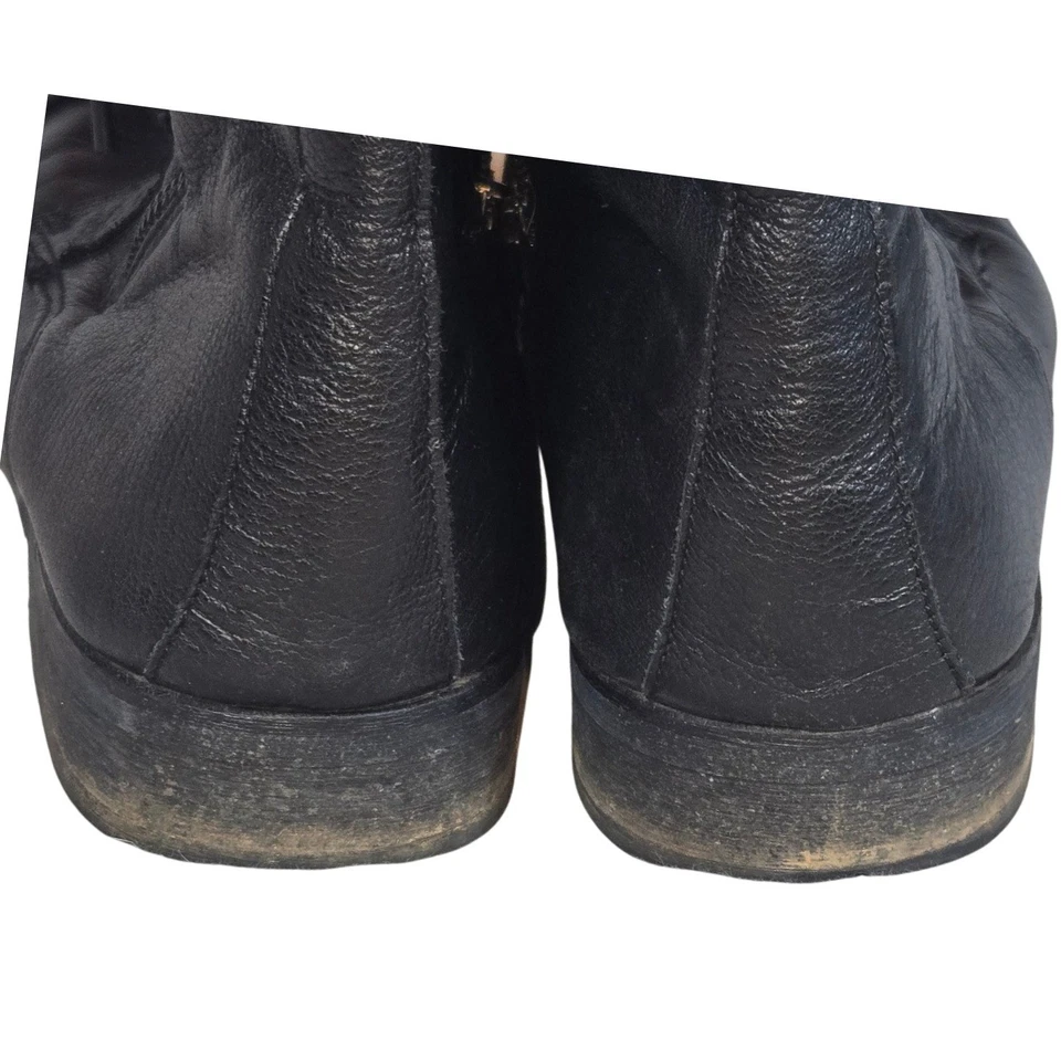 Мужские кожаные сапоги Kenneth Cole Reaction на шнуровке черные размер 10 М - Изображение 3 из 4