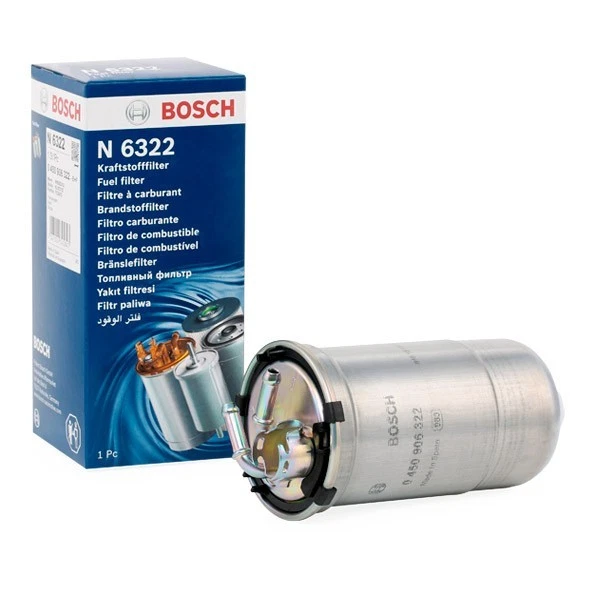 BOSCH Filtre à carburant 0 450 906 322 pour VW POLO (9N) pour SKODA FABIA (6Y2) - Photo 2/4