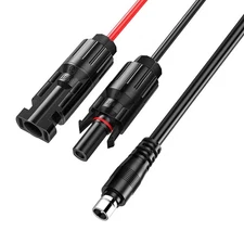 Jackery Solar Connector to DC8020 Extension Cable for Solarpanel Charging, Co...