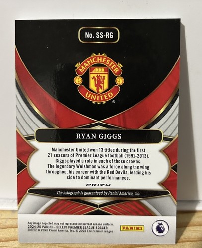 Ryan Giggs Auto Premier League Select 24-25 - Picture 2 of 2