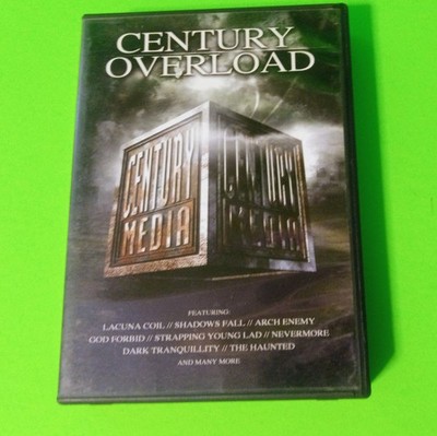 Century Overload - 3-DVD Set 2007 - Lacuna Coil Shadows Fall METAL Music Videos