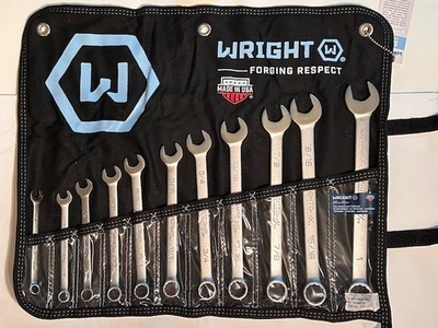 Wright Tool WRIGHTGRIP  12 Point Combination Wrench Set 11 Piece SAE 711