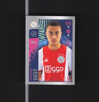 2019-20 Topps UEFA Champions League Sergino Dest #500 NM Ajax RC