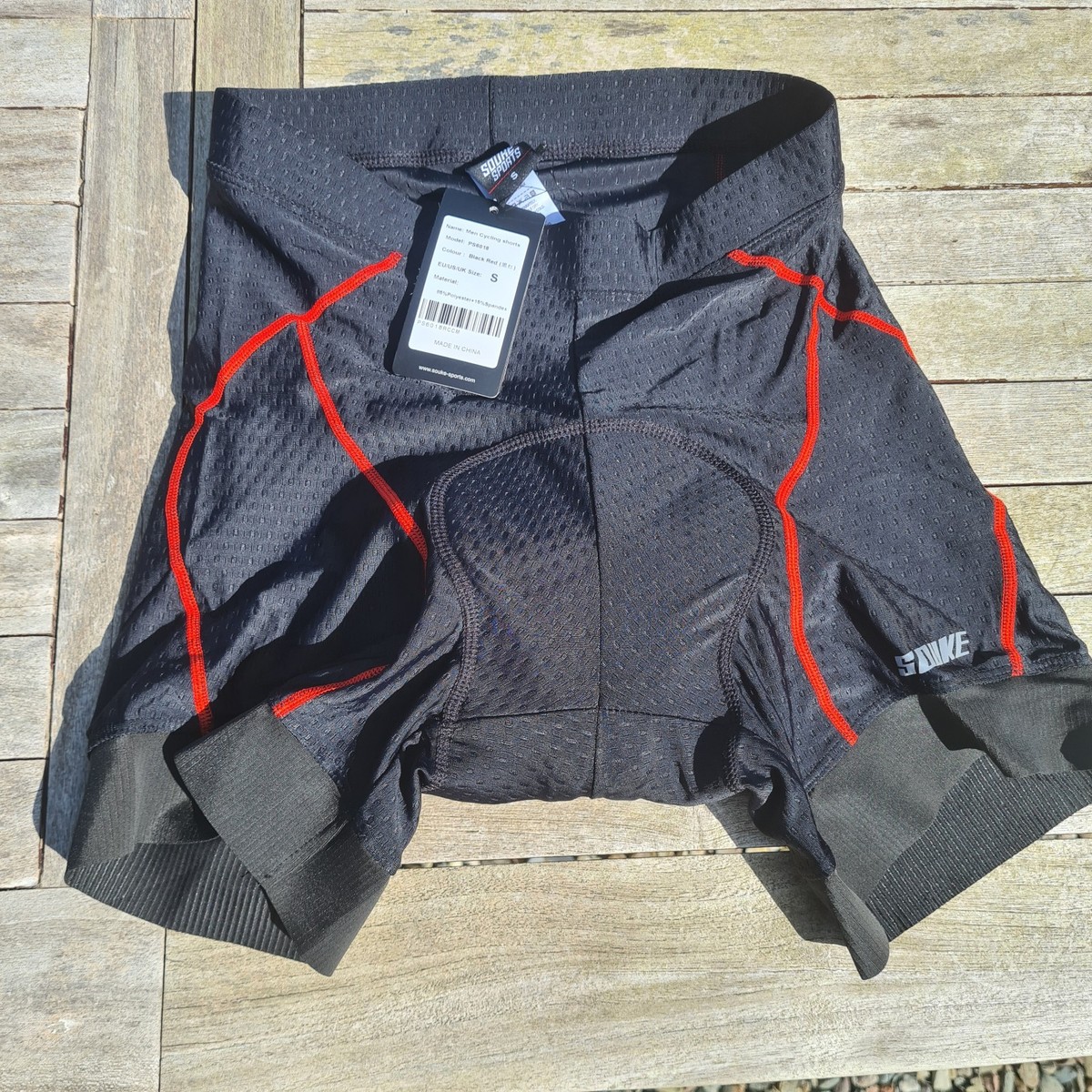 Souke Sports Cycling Underwear Shorts 4D Padded Breathable MTB