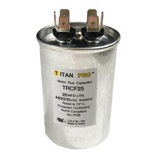 Packard TRCF25 Titan Pro Run Capacitor 25 MFD 440/370 Volt Round