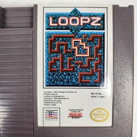 Loopz (Nintendo NES, 1990) Cartridge Only