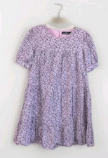 Pomander Place Tuckernuck Lilac Floral Quinn Dress Size M Lined 