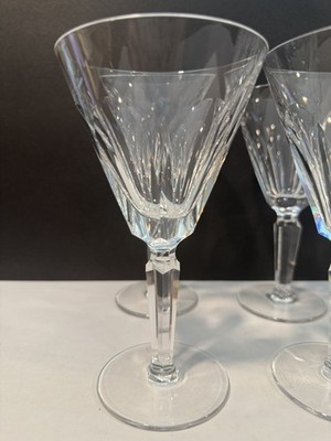 WATERFORD CRYSTAL SHEILA WATER / GOBLET GLASS 7'' Ireland Beautiful 8 Available 