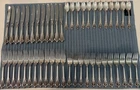 VINTAGE WALLACE GRANDE BAROQUE STERLING SILVER FLATWARE, 48 PIECE SET