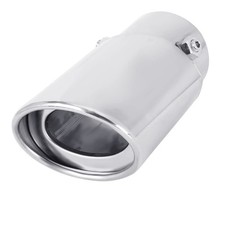 Adjustable Exhaust Tips 1.75-2.75 Inch Inlet 3.5 Oval Outlet Universal Fit