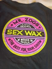 Mr. Zogs T-Shirt Sex Wax Surf size 2XL Long Sleeve 