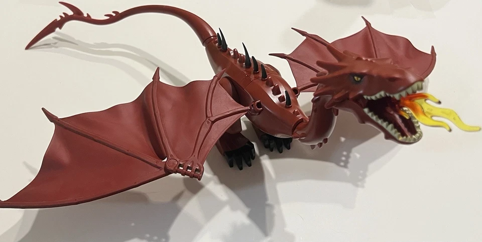 LEGO Authentic дракон Хоббит Смауг — отсутствующие когти на обоих крыльях — отличное состояние - Изображение 2 из 4