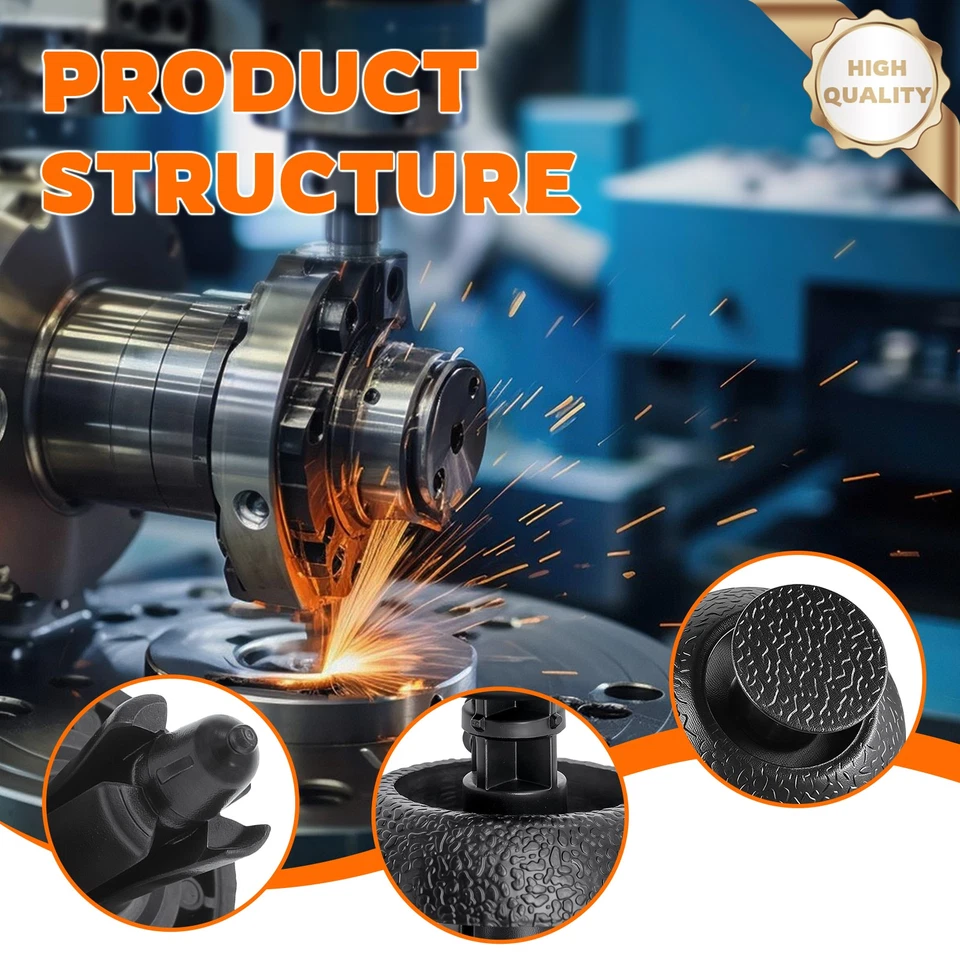 Clips de cubierta de motor de plástico para Lexus RX350 RX450H 2010-2018 3,5 L V6 4D 100 un. Foto 3 de 4