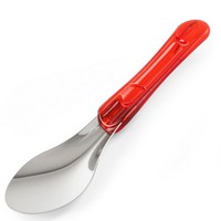 Eiskugelportionierer Aus Stahl Mit Tritan-Griff, Rot - Hendi 755815