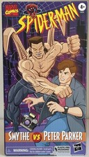 NEW Hasbro Exclusive Marvel Legends Spider-Man Retro Smythe Vs Peter Parker MISB