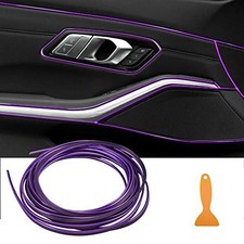 Car Interior Moulding Strip Car Decorative Filler Car Trim Strip 5M-Purple
