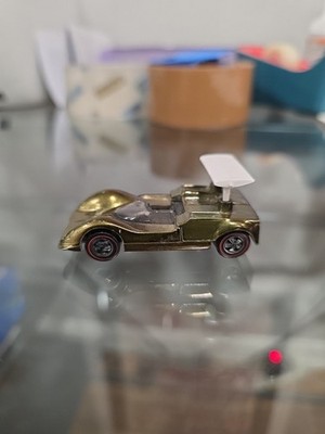 Hot Wheels Vintage Redline 1969 Chaparral 2G Olive W/Vintage Wing