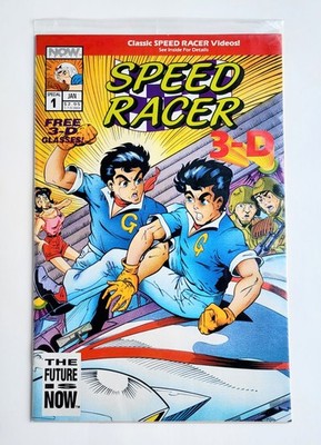 Speed Racer 3-D Special #1 Sealed 1993 NOW Comics Complete w/ Glasses New VF/NM