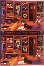 Shag Josh Agle THE SUMMER OF ‘86 & 666 MOTÖRHEAD Art Print Event Card SDCC 2025