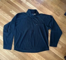 Men’s Forest Green Fleece Above Sea Level L Pullover Warm Cozy Sweatshirt EUC