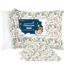 Toddler Pillowcase 13"X18" - Organic Cotton Toddler Pillowcase for Kids,Boys,Gir