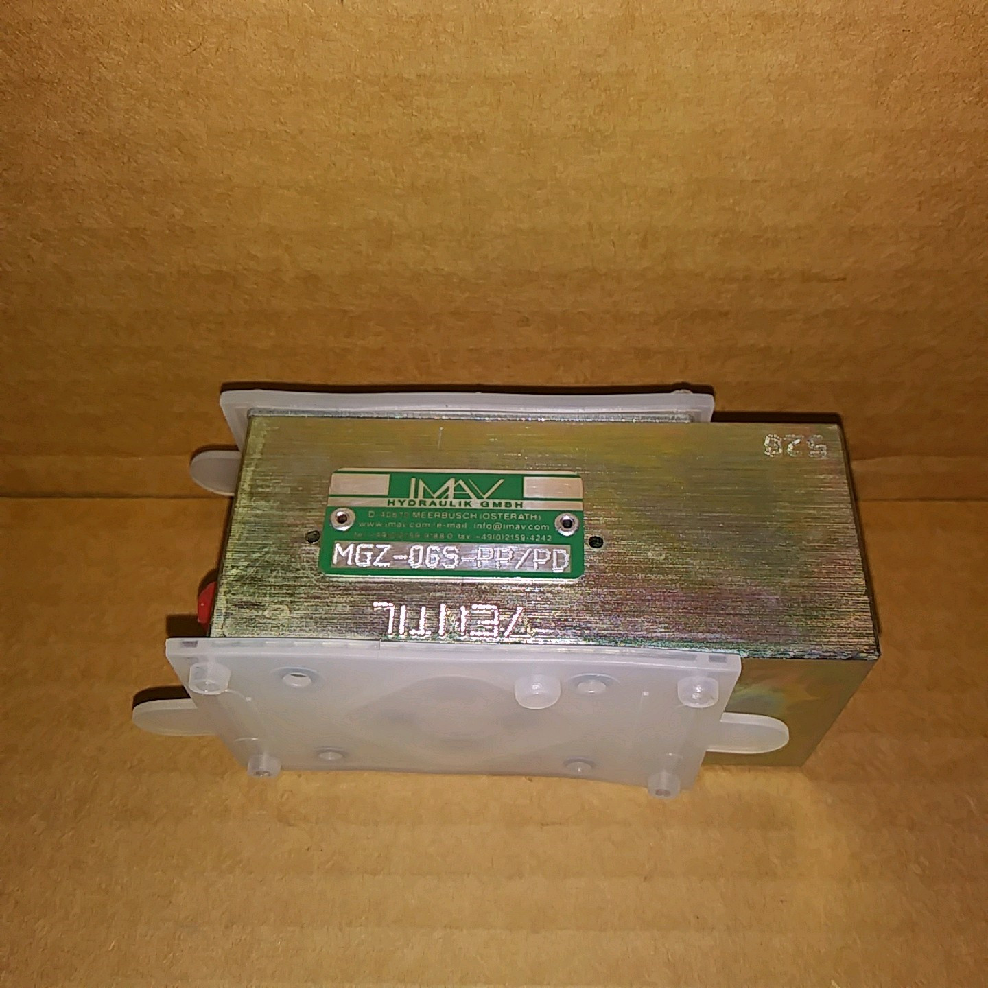 IMAV Hydraulic MGZ-06S-PP/PD Valve Sandwich Plate-New No Box img