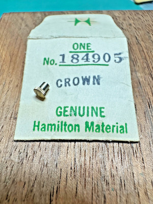 Hamilton 184905 Crown  Size 8/0-14/0 Head Dia. 2.70 Pipe Dia. 1.70mm Tap 10 NOS