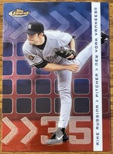 Mike Mussina 2002 Topps Finest Baseball Card #1 NY Yankees MLB HOF Free Shipping