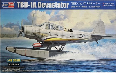 Douglas TBD-1A Devastator 1:48 Wasserflugzeug Hobby Boss 81784 Bausatz Neu OVP