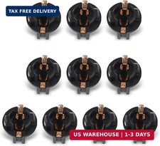 10-pack T10 Twist Lock Dash Light Sockets - Easy Install Reliable Performance