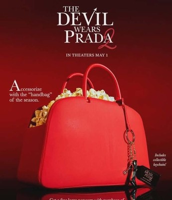 THE DEVIL WEARS PRADA 2 ポップコーンバケット The Devil Wears Prada 2 Handbag Popcorn Bucket Presale 5/1 Cinema