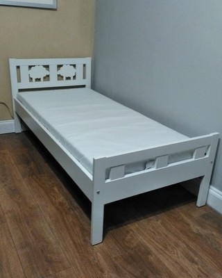 IKEA KRITTER Children's Toddler Bed Mattress, 75 x 165 cm, mint