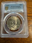 1952 Franklin half dollar PCGS Genuine Scratch - AU Detail