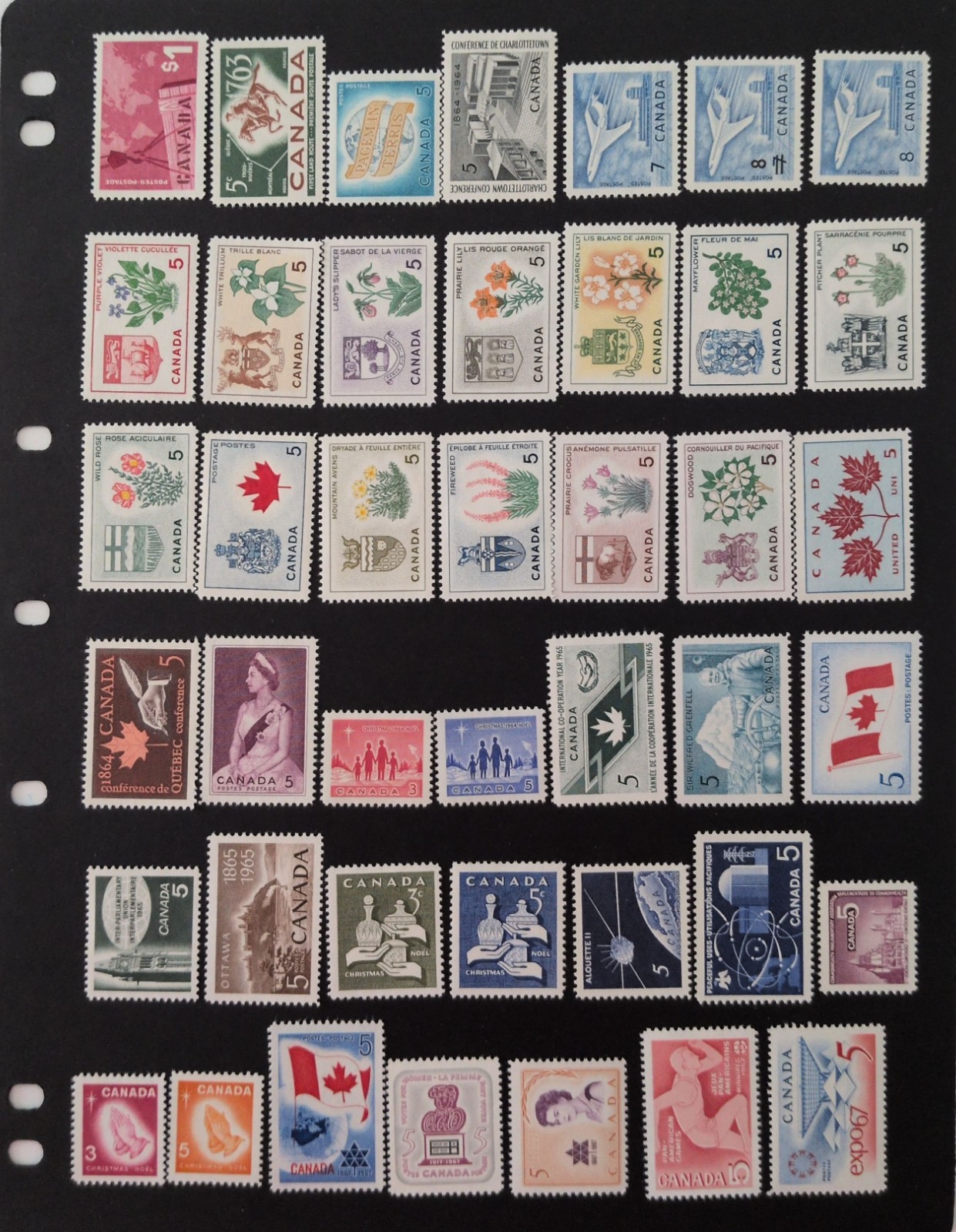 Canada Stamps 1960s