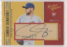 2019 Panini Leather & Lumber Rookie Signatures /149 Caleb Ferguson #135 Auto z0q