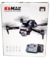 K6 Max Drone 1 Screen Display RC Brushless Wind Resistance And Adjustable Lens