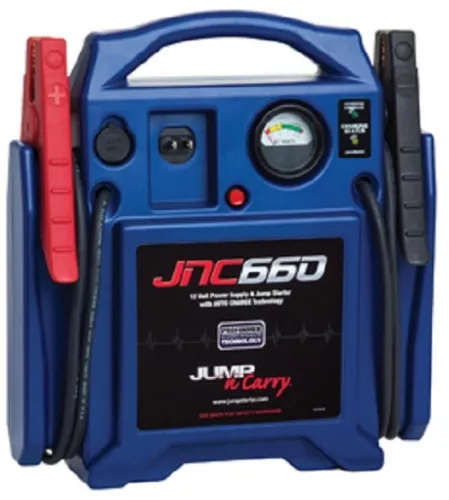 Clore Automotive Jump-N-Carry JNC660 1700 Peak Amp 12 Volt Jump Starter , Blue