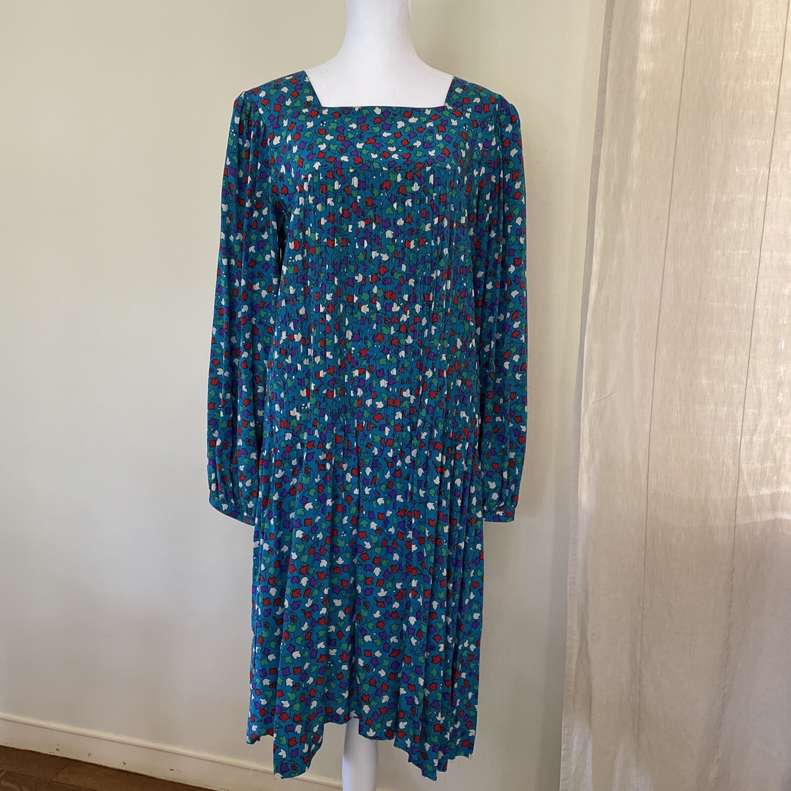 Abito di seta Yves Saint Laurent Rive Gauche anni '80