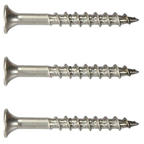 #6 X 1-5/8" Deck Screws Stainless Steel Square Drive Wood/Composite Qty 1000 - Picture 3 of 4