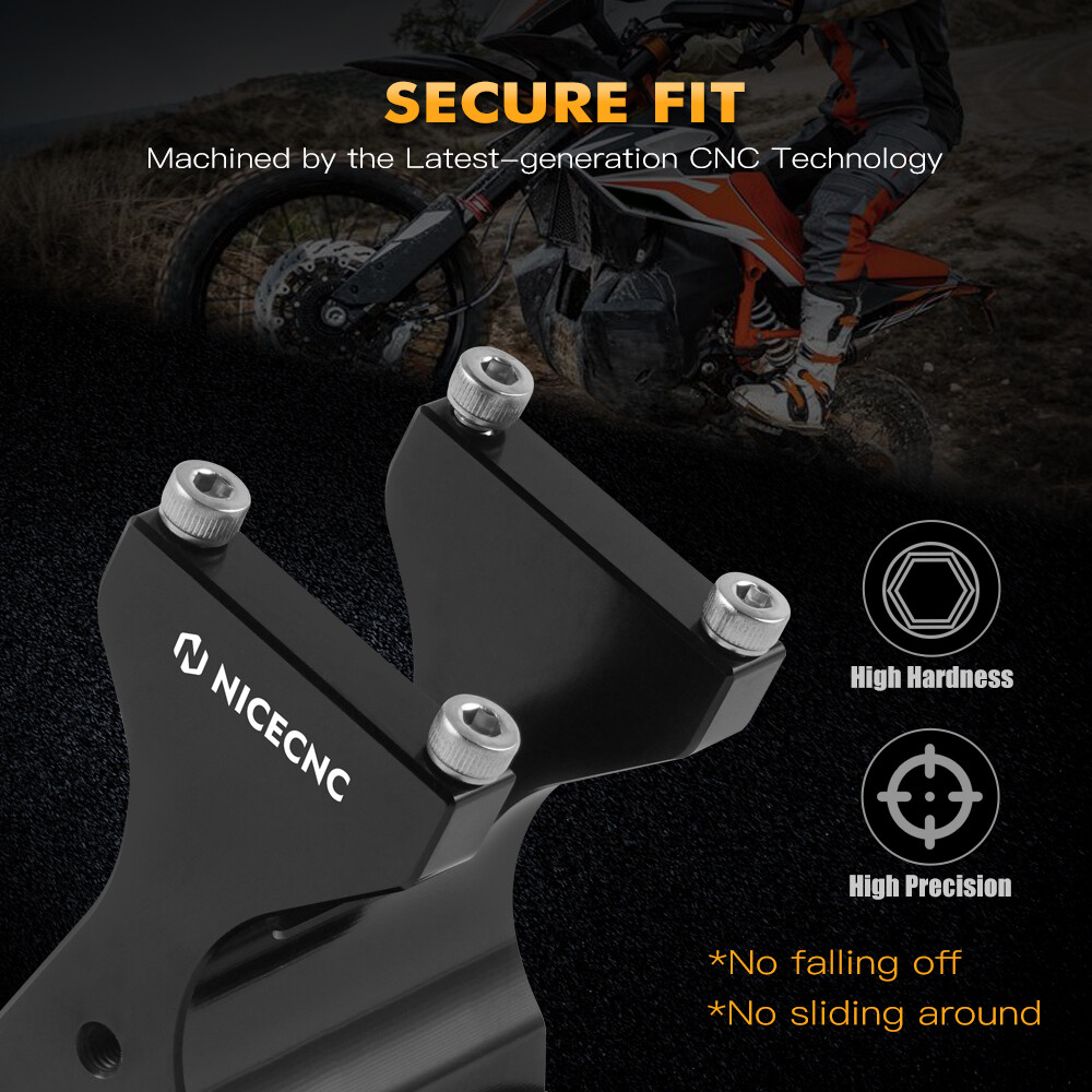 NICECNC Aluminum GPS Phone Mount For KTM 790/890 Adventure - CNC Machined Black Anodized Bracket