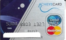 AACHIEVECARD MASTERCARD EXP. 01/2017