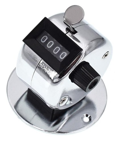Contador de mano mecánico con base contador de piezas contador de clic contador de visitantes - Imagen 4 de 4