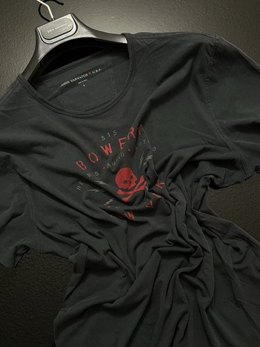 Camiseta John Varvatos Star EE. UU. Para Hombre - "315 Bowery New York" - Heritage Años 2010 - Imagen 9 de 13