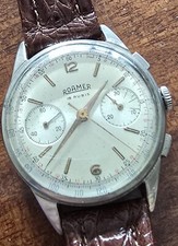 Big Cronografo Roamer Valjoux Cal.22 Ruota Colonne  Chronograph Watch 37,60mm