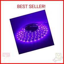 USB Black Light Strip, 6.6ft 10W UV LED Blacklight String Lights, 395-400nm, DC