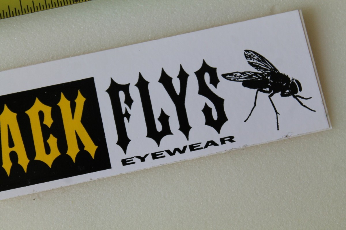 BLACK FLYS Eyewear Sunglasses Cross Fly Insect Vintage Surf Skate