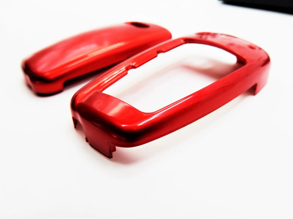 Cover Protettiva RIGIDA Chiave PER Audi TT 8J guscio ROSSO Mascherin Telecomando - Immagine 3 di 4