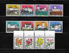 Switzerland 1976-77 semipostal stamps 3 complet set