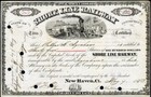 1883 Shore Line Rw Stock Certificate